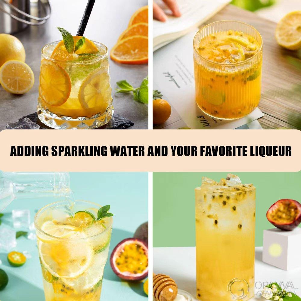 BOGO Quadruple VC Passion Fruit Cocktail Tea 2 Cartons (1 Carton 154g 22g×7packs)×2 Caffeine Free Lemon Kumquat Tea With Freeze Dried Lemon Passion Fruit And Kumquat