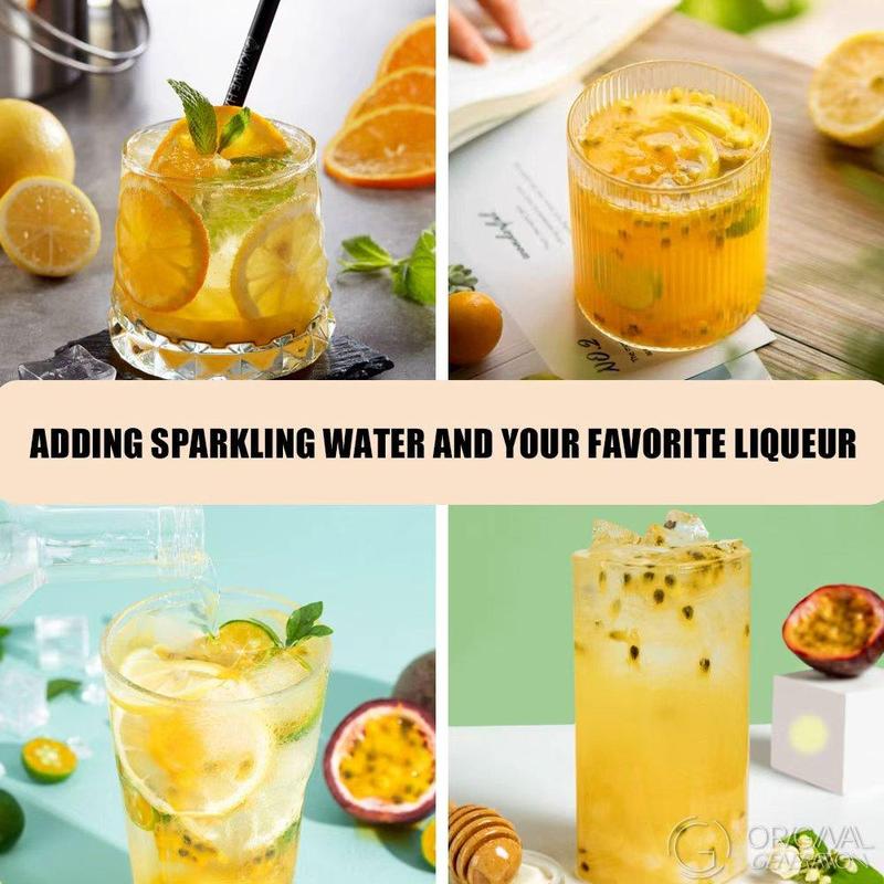 BOGO Quadruple VC Passion Fruit Cocktail Tea 2 Cartons (1 Carton 154g 22g×7packs)×2 Caffeine Free Lemon Kumquat Tea With Freeze Dried Lemon Passion Fruit And Kumquat