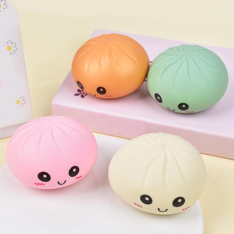 Expressive Big Dumpling Squishy - Blind Box, Mysecret Bun Fidget Toy, Soft TPR Material, Stress Relief, Unboxing Surprise, Random Style per Pack.Valentine's Day and Easter gifts, suitable for children to exchange gifts
