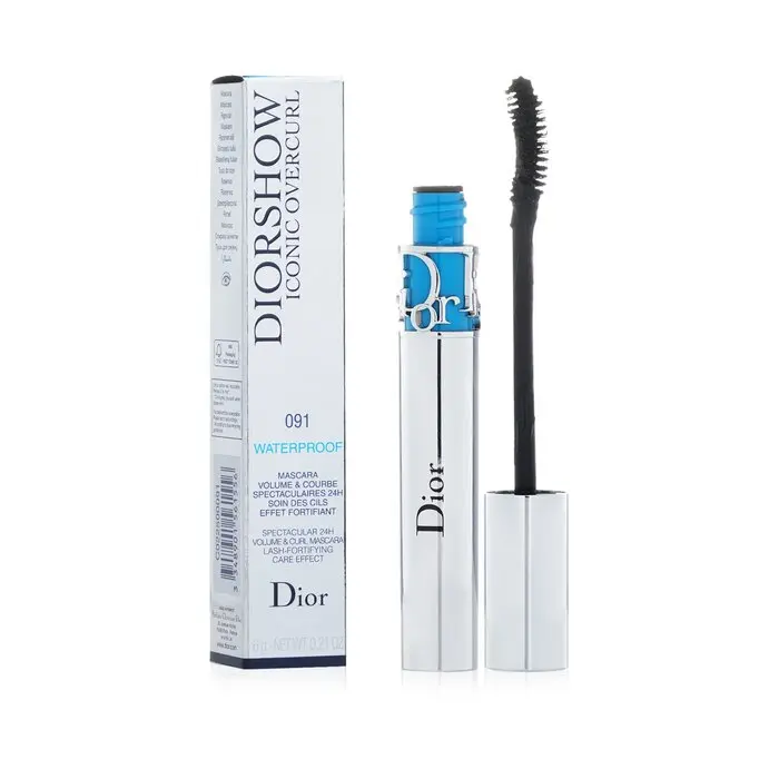 Diorshow Iconic Overcurl 24H Volumizing Lift Waterproof Mascara Lash, #091 Black, 6g/0.21oz, Single Makeup Item, Volumizing Lift Mascara
