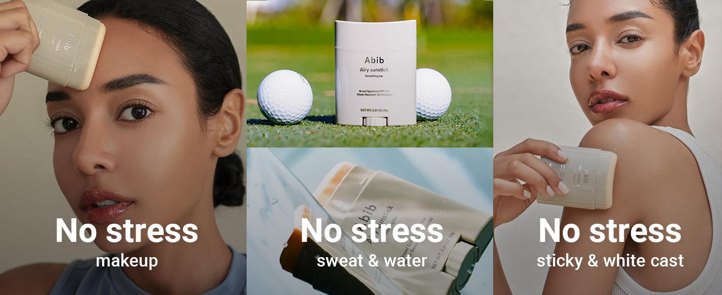 [Abib official] Abib Airy Sunstick Smoothing Bar SPF50 | Matt Finish, Non-Sticky Sun Protection for Face and Body, Long-lasting, UV Protector sunscreen