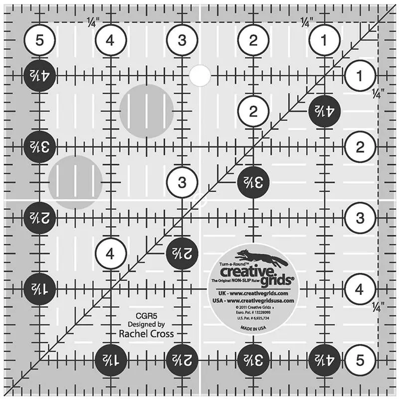 Creative Grids 5.5" Square Ruler CGR5