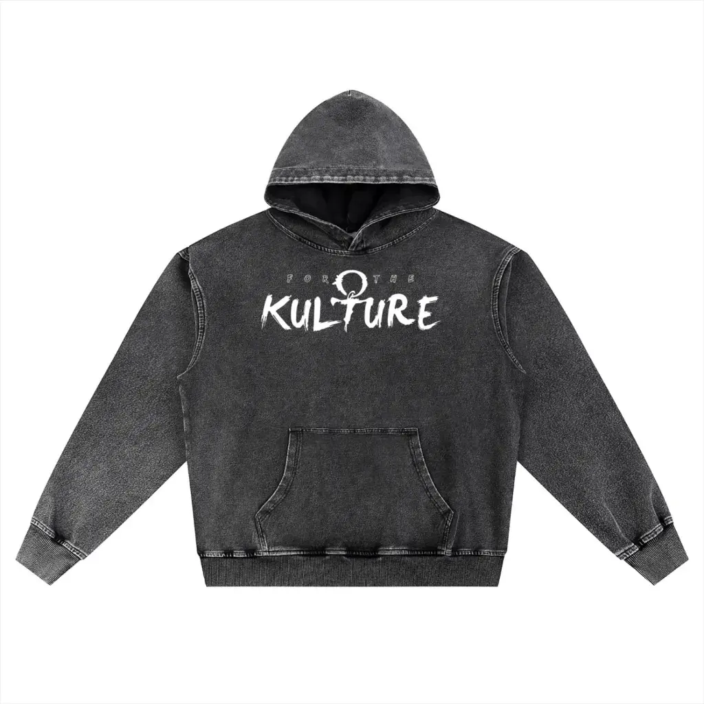 Kulture Snow Wash Oversized Hoodie