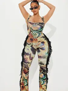 All At Once Jumpsuit - Black/combo