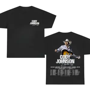 Cody Johnson Live 2026 Tour T-Shirt – Double Sided Country Music Concert Performance Design for Fans, shirts men shirts women.