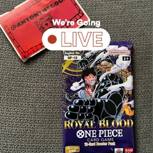 One Piece OP-10 Royal Blood Booster Pack live rip