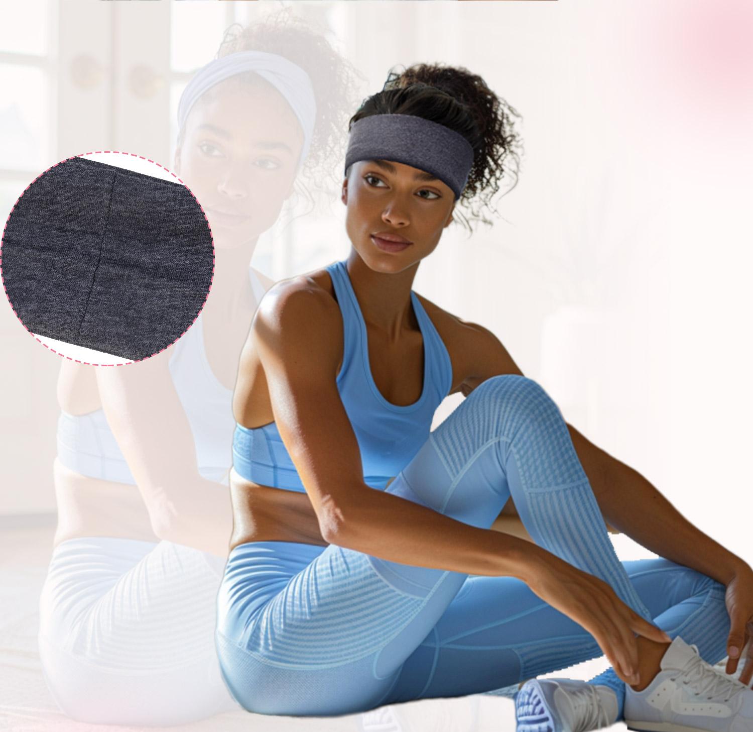 GOOGOO Sport Headbands for Women Men Non Slip Headband Workout Headbands Sweatbands Elastic for Yoga  Gym Running Sports Travel Daily Style summer hairstyles #tiktokshopbacktoschool #sohochic