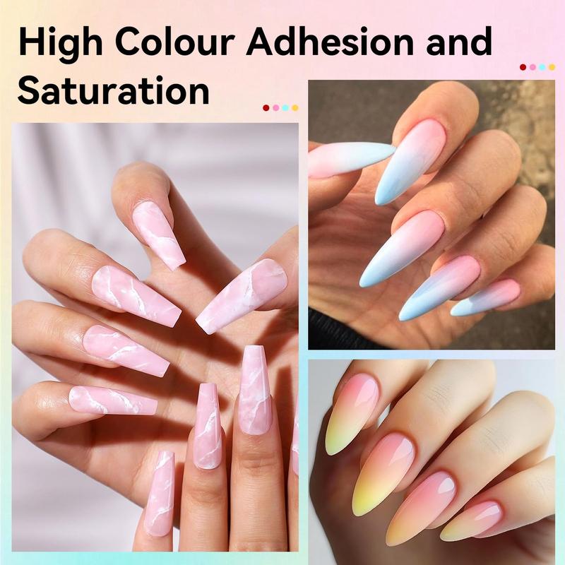 JODSONE 32 Colors Airbrush Gel Nail Polish - No Dilution, Full Coverage & High Saturation, Perfect for Home Salon | Christmas Gift