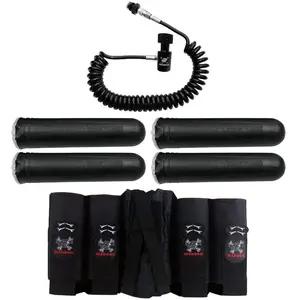 Maddog 4+1 Vertical Paintball Harness with Pods & Quick Disconnect Remote Coil