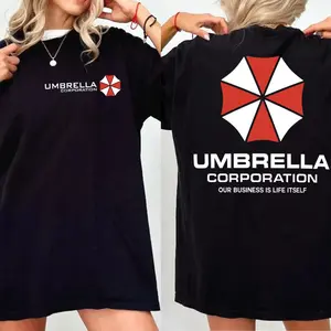 Umbrella Corporation Resident Evil Logo T-Shirt – Raccoon City Horror Game Fan Tee, Casual Short Sleeve Graphic T-shirt, Gift for friends, Gift For Fans, Unisex Tee, Full Colors