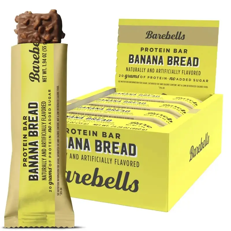 Barebells Protein Bars - Box of 12 with 20g protein and Low Sugar - Dietary Snacks, High Protein Snacks, Protein Bites