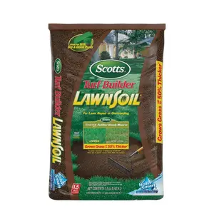 Scotts Turf Builder Lawn Soil 1.5 cu. ft. For Lawn Repair or Overseeding, Use to Plant New Grass or Top Dress Soil
