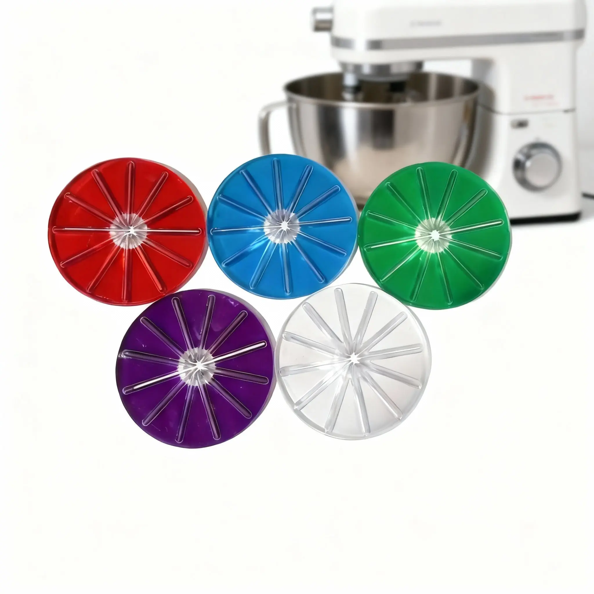Reusable Stand Mixer Splash Guard Accessory for KitchenAid Bowl-Lift Mixers - Fits 6-Wire Whisks - Mess-Free Baking Support - Kitchen Cleanliness Solution