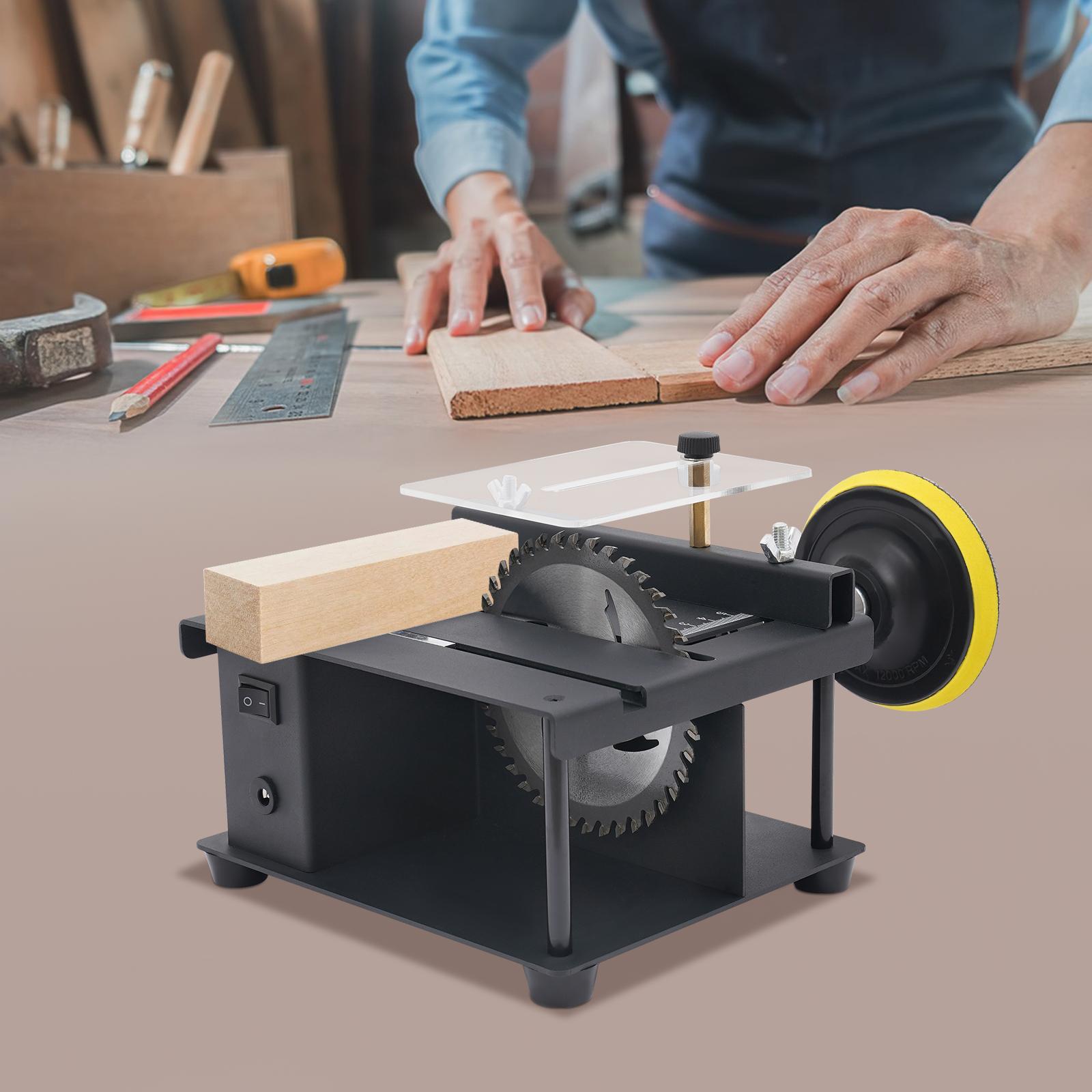 200W Mini Table Saw with Flexible Shaft 10000 RPM for Wood Acrylic PCB Cutting Engraving Tool Kit with Adapter Sandpapers 200W Mini Table Saw with Flexible Shaft 10000 RPM for Wood Acrylic PCB Cutting Engraving Tool Kit with Adapter Sandpapers