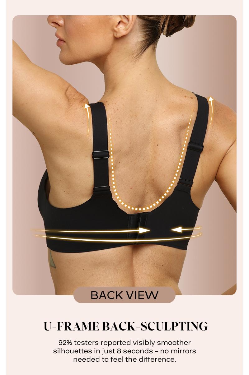 COMFELIE Size S-2XL Women's Seamless Bras, No Underwire Scalloped Bras Soft V Neck Full Coverage Everyday Bra EB033