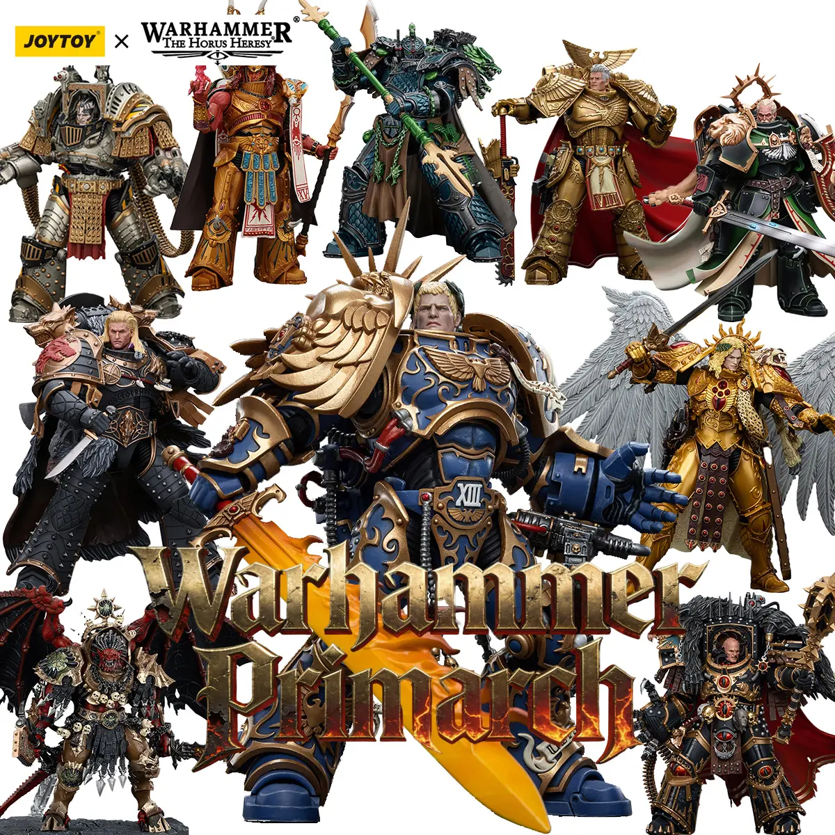 JOYTOYS Warhammer 40K 1/18 Action Figure Primarch 10PCS JOYTOYS Warhammer 40K 1/18 Action Figure Primarch 10PCS