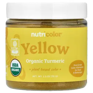 Nutricost Nutricolor™ Yellow Organic Turmeric, 2.5 oz (70 g)