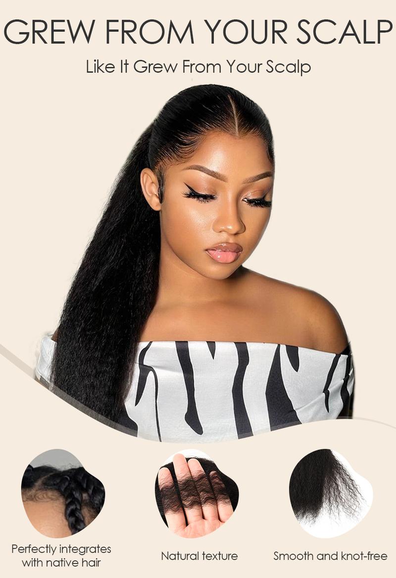 Pre Stretched Braiding Hair for Braids Twists Soft Human Hair Kinky Straight Texture 100% Virgin Hair Extensions Pre Stretched Braiding Hair for Braids Twists Soft Human Hair Kinky Straight Texture 100% Virgin Hair Extensions