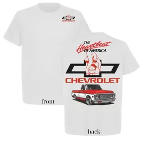 Chevrolet Sexy Girl The Heartbeat of America T-Shirt,  Chevrolet  Shirt, For Truck & Car Enthusiast Perfect for Car Enthusiasts, Top Cotton Menswear, Gift For Him& Her, Gift For Men& Women