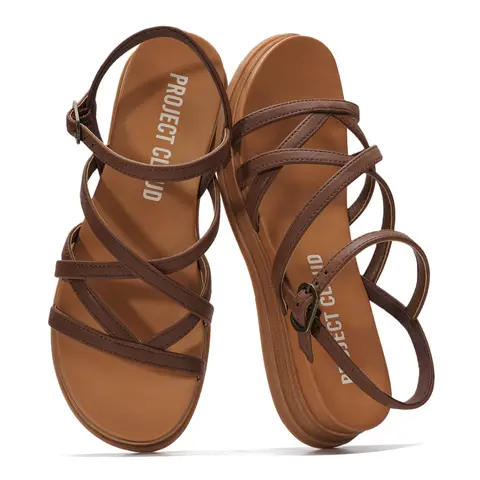 Project Cloud Women's | Platform Sandals Women | Plush and Soft Insole | Lightweight | Non-Slip - Nice