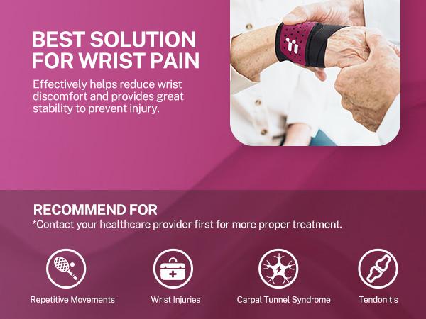Fitomo Ultra-Thin Ergonomic Wrist Brace with Soft Thumb for Left Right Hand - Breathable Yoga Fabric & Compression Strap Wrist Guard for Women's Fitness - 0.5mm Seamless Wrist Support Companion for Typing, Handworking, Motorcycling, All-night Sleeping