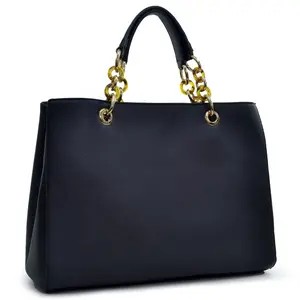 Women Faux Leather Satchel Tote Classic Handbags Shoulder Travel Purse