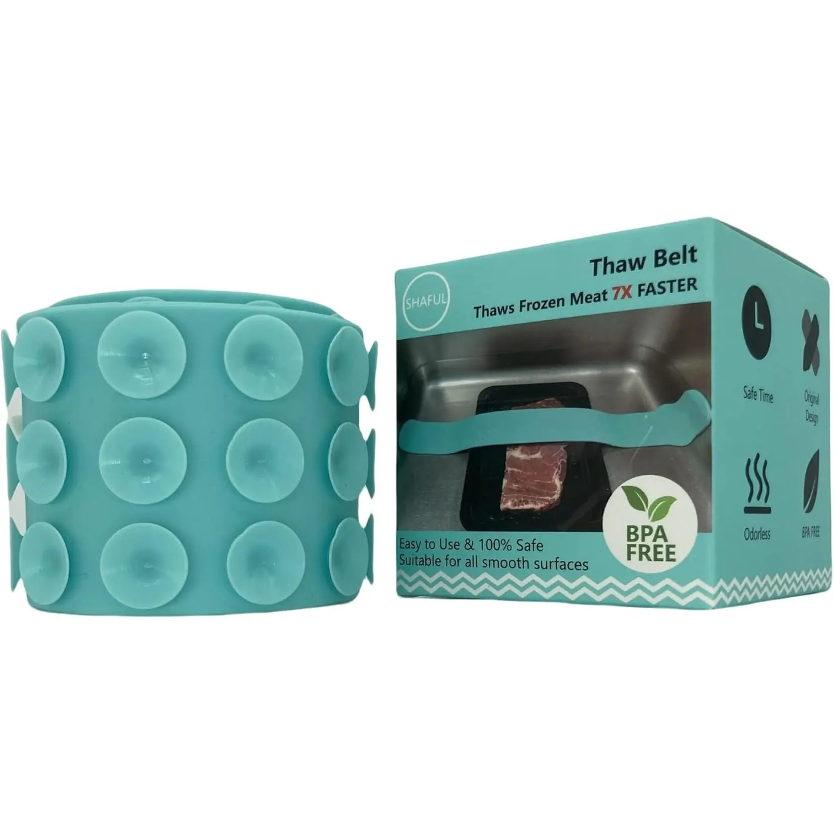 Thaw Belt - Thaws Frozen Meat Faster & 100% Safer - Thaws in Minutes Instead of Hours shaful