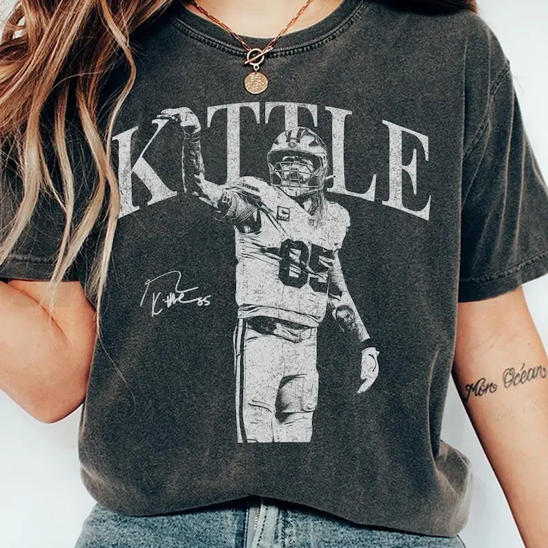 George Kittle Football Vintage Comfort Shirt, Gift for Fan, Gift For Women and Man Unisex T-Shirt, Top Womenswear