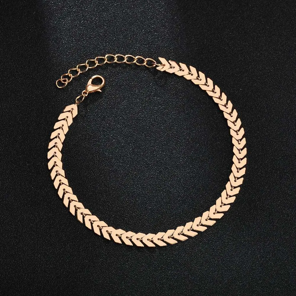 Arrow anklet - Gold