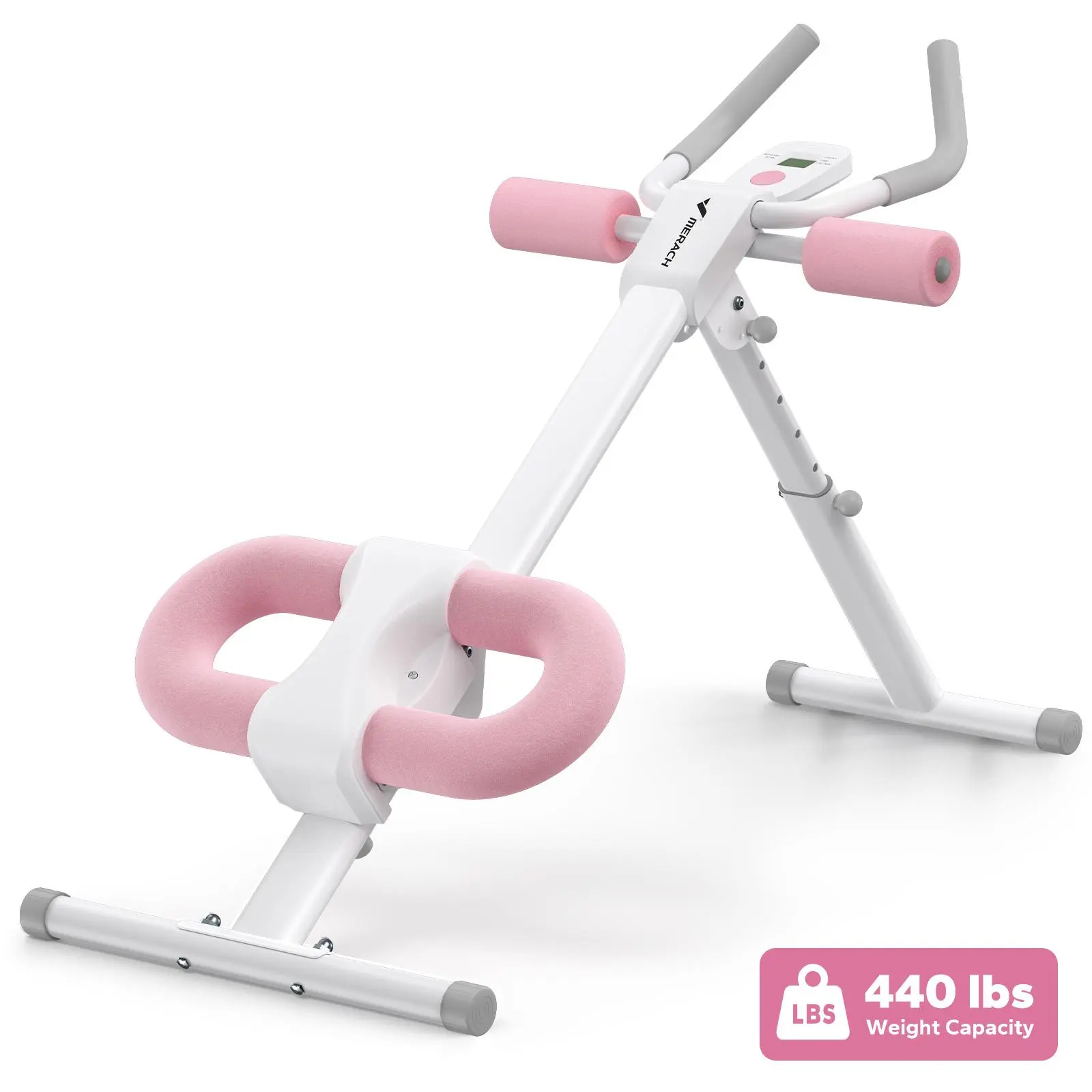 （Live Only）Special Link for Flash sale Merach Adjustable Ab Trainer Machine with LCD Monitor, Foldable Ab Exercise Machine for abs, Arm, Leg, Buttocks Shaper, Core & Ab Trainer at Home Gym,  Workout Equipment BackToSchool