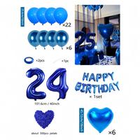 24th Birthday Balloon Set