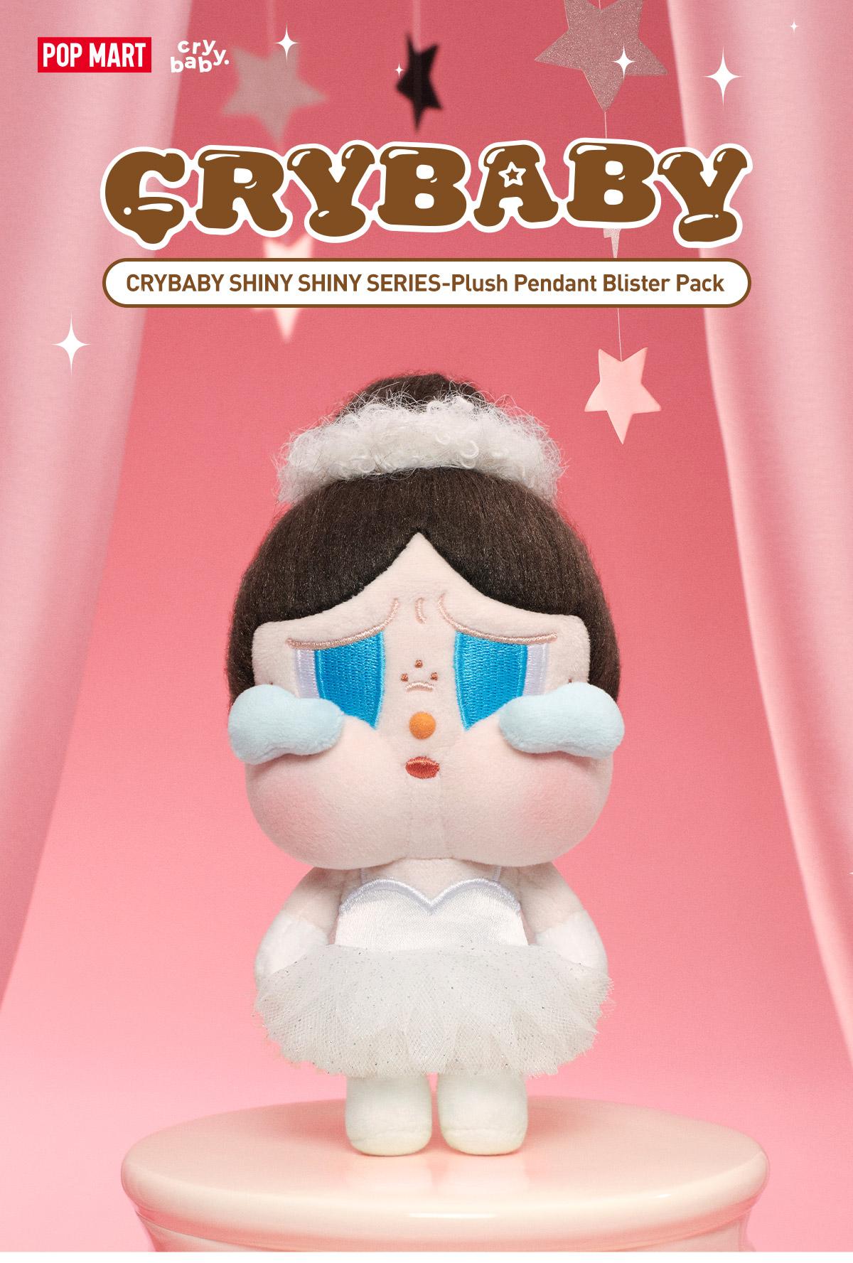 POP MART CRYBABY SHINY SHINY SERIES-Plush Pendant Blister Pack