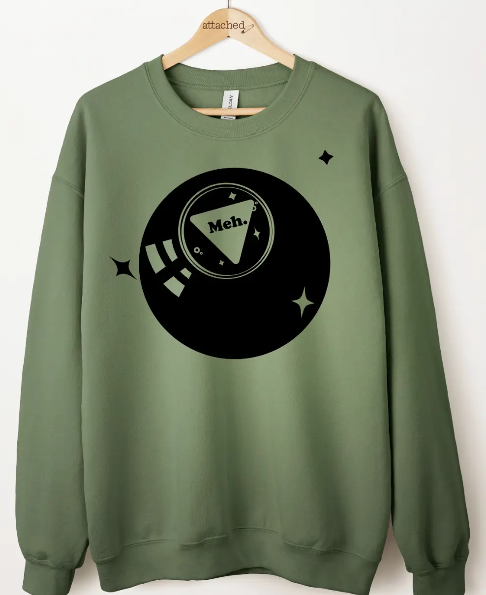 Meh 8 Ball Graphic Top Meh 8 Ball Graphic Top