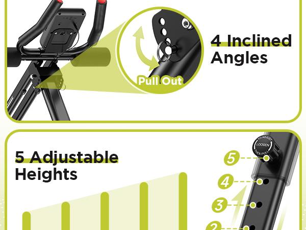 FLYBIRD Ab Workout Equipment, Adjustable Ab Machine Full Body Workout for Home Gym, Strength Training Exercise Equipment for Body Shaping Foldable Waist Trainer Suitable for Beginner #SpringStatements