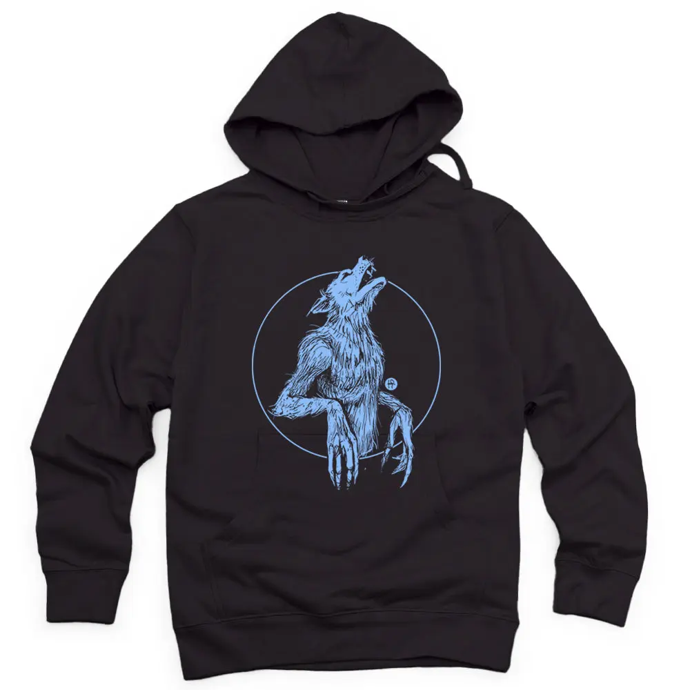 Howling Werewolf: Embrace the Night Hoodie