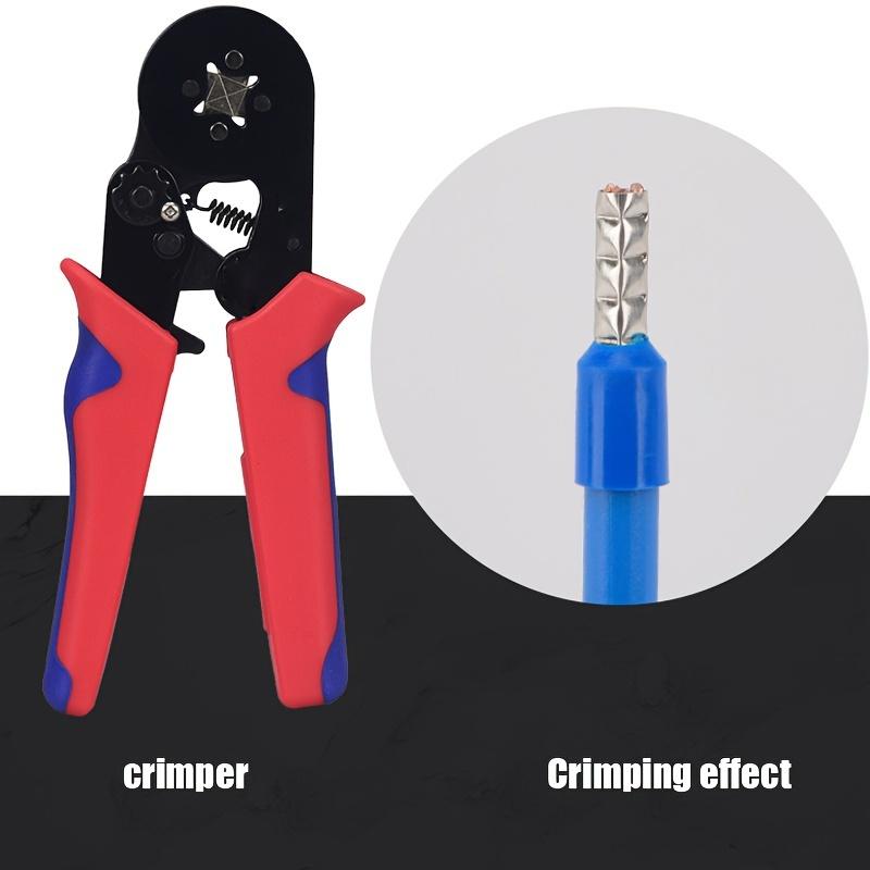 Multifunctional Wire Terminal Crimping Tool Kit with 1200 Pieces, Durable Carry Box, Ergonomic Design for DIY Projects, Heavy-Duty Wire Pliers, Hand Tool for Vlogging Tasks