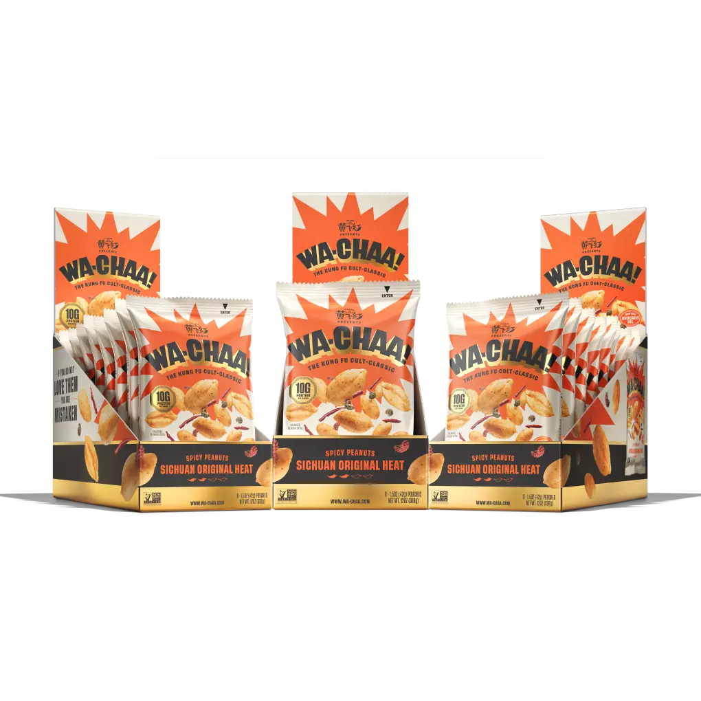 WA-CHAA! Original Heat Spicy Sichuan Peanuts - 1.5oz (24 pack)