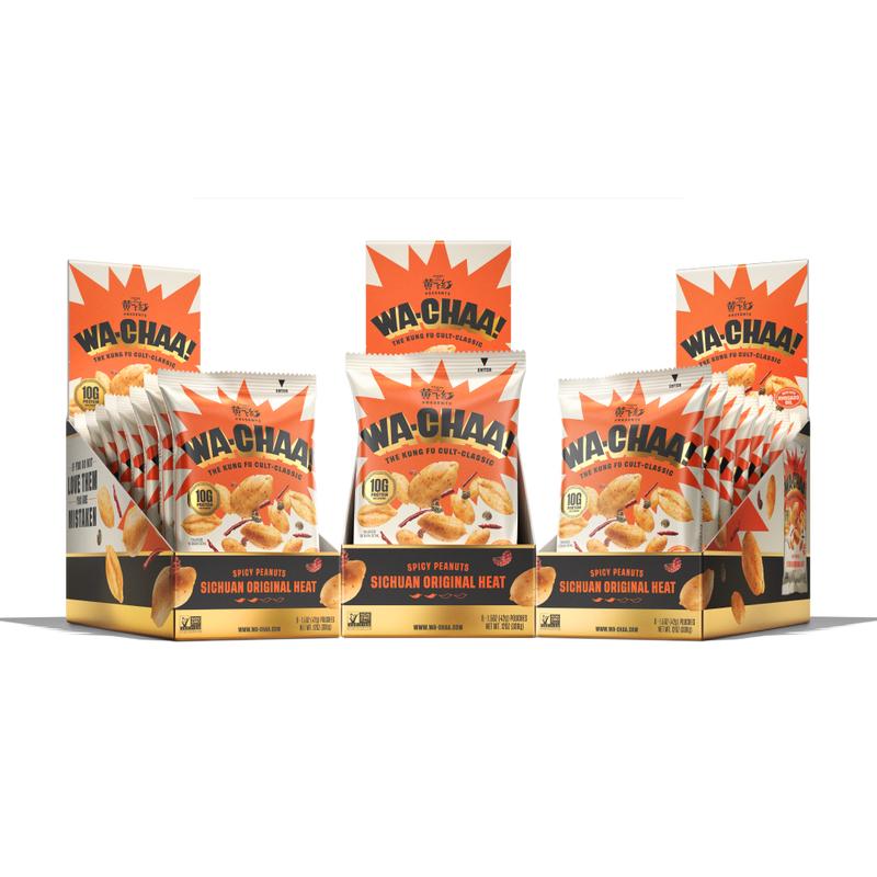 WA-CHAA! Original Heat Spicy Sichuan Peanuts - 1.5oz (24 pack)