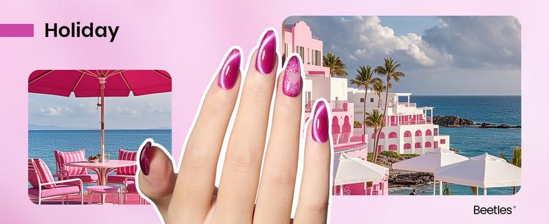 Beetles Cat Eye Gel Polish, 15ML Cat Eye Glitter Gel Polish with Magnet Soak Off UV Shimmer Velvet Gel  French Nail Art Manicure Gifts for Women