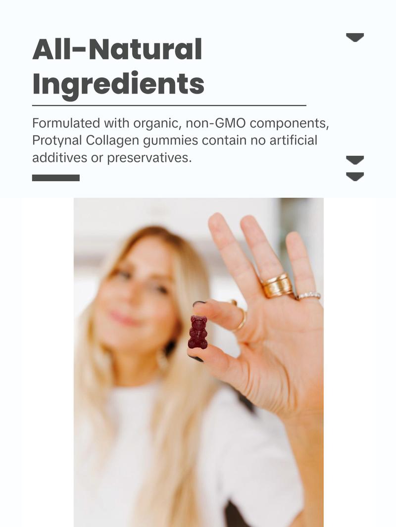 Protynal Colagen – Natural Edible Gummy Dietary Supplement for Beauty & Health!