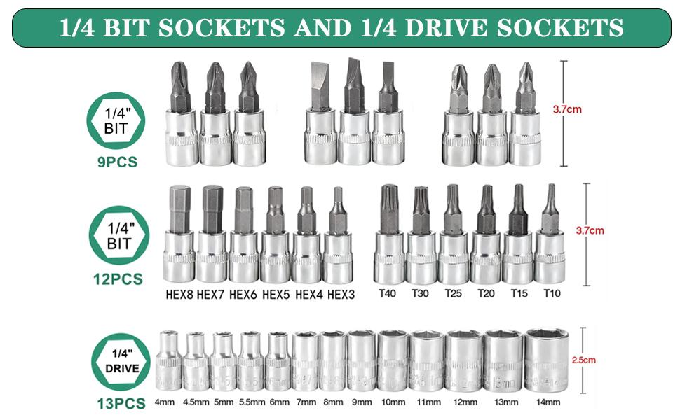 46pcs Car Repair Machinery Tools Set, Household Machinery Tools, Socket Wrench Diy Repair Tool Kit, Ratchet Screwdriver Compatible with Car Repair & Bicycle Repair, Hardware Toolbox Compatible with Auto Repairing & Household, Christmas Gift for Husband