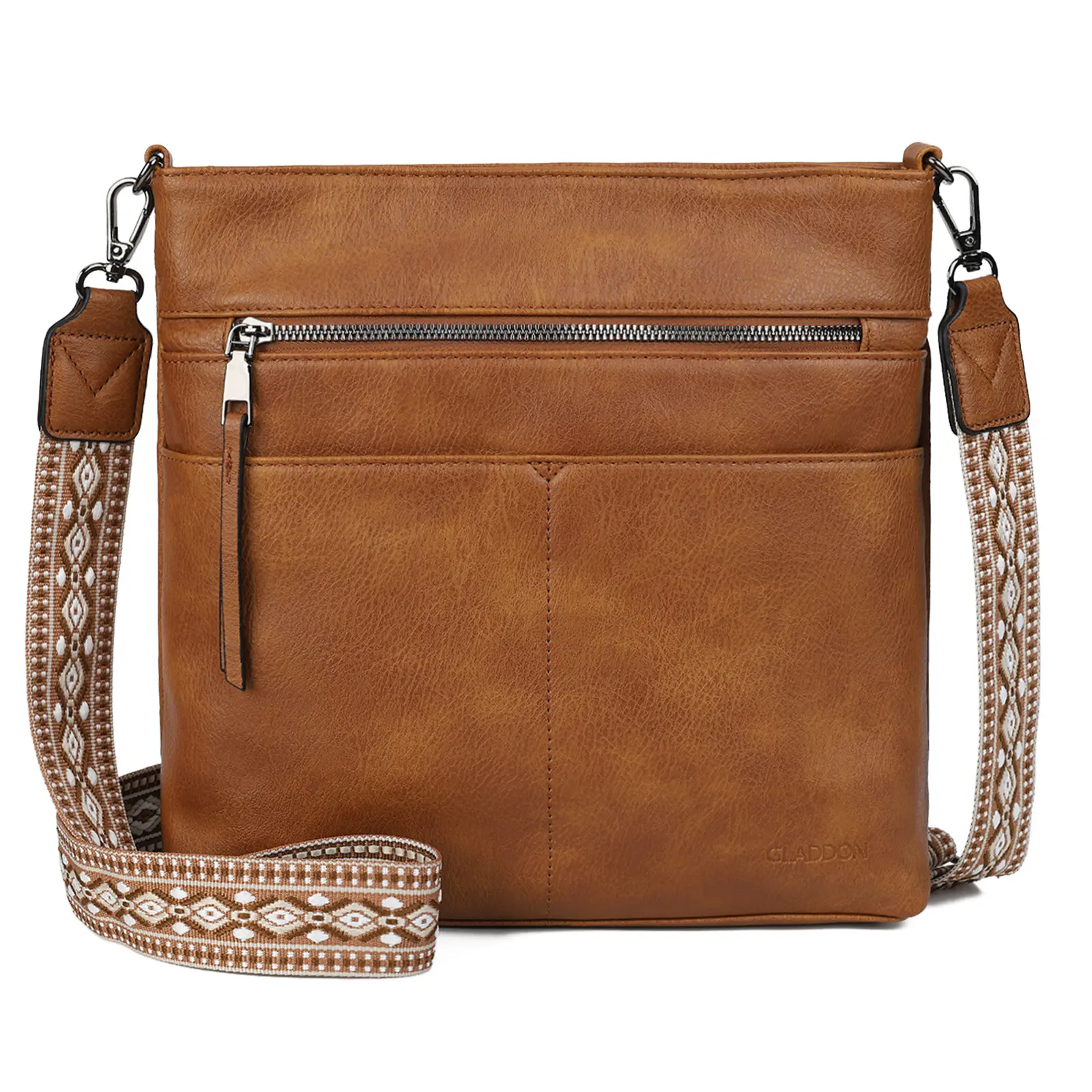 Medium Size - Retro Minimalist Solid Color PU Crossbody Shoulder Bag for Women, Stylish Lightweight Purse with Large Capacity, Versatile Handbag for Daily Commute & Travel, Practical Multi Storage（10Inch）