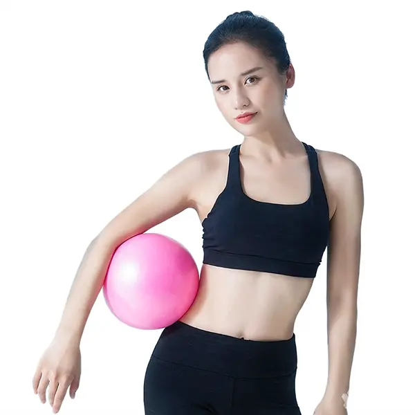 Pilates Ball, 9.8 Inch Small Exercise Ball, Core Ball Yoga Ball for Pilates, Stability, Workout, Core Training, Fitness, Barre, Balance Equipment,camping essentials