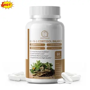 BBEEAAUU Cortisol Support Supplement for Stress Relief Cortisol Manager 60Pills