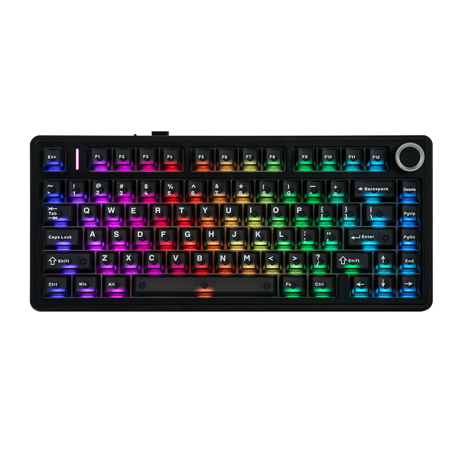 EPOMAKER AULA F75 Ultra Wireless Mechanical Keyboard, 10000mAh, VIA Programmable, Knob, Hot-Swap, Creamy Switch & Gasket, RGB Light, BT/2.4GHz/Type-C, Gaming Keyboard for PC & Mac