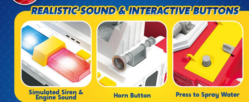 2025 Toys for Kids Extra Large Fire Truck Toys with 33-inch Ladder Lights, Sirens, and Realistic Features Perfect for Boys & Girls Birthday Gifts for Kids Kids Outdoor Play Valentine's Day Gifts for Kids 2025 Toys for Kids Extra Large Fire Truck Toys with 33-inch Ladder Lights, Sirens, and Realistic Features Perfect for Boys & Girls Birthday Gifts for Kids Kids Outdoor Play Valentine's Day Gifts for Kids