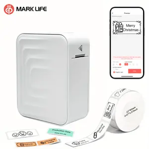 Marklife mini label maker, portable wireless thermal printer, easy to use. Can print thank you labels, item labels, and spice jar labels, suitable for office, home, and students.