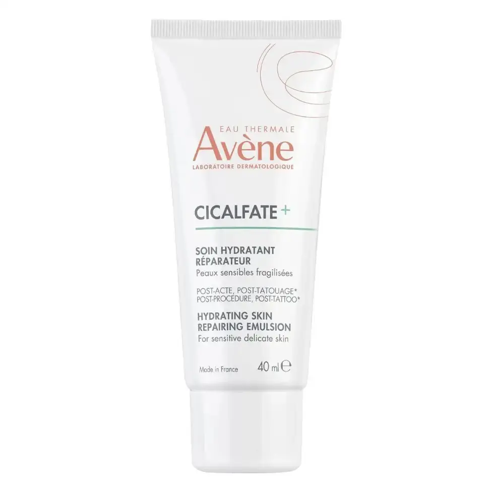 Eau Thermale Avène Cicalfate+ Hydrating Skin Recovery Emulsion Post Procedure 1.3 fl. oz / 40ml - Moisturizer for Skincare Peeling Skin Repair