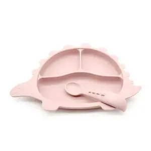 Dinosaur Plate Set Rose