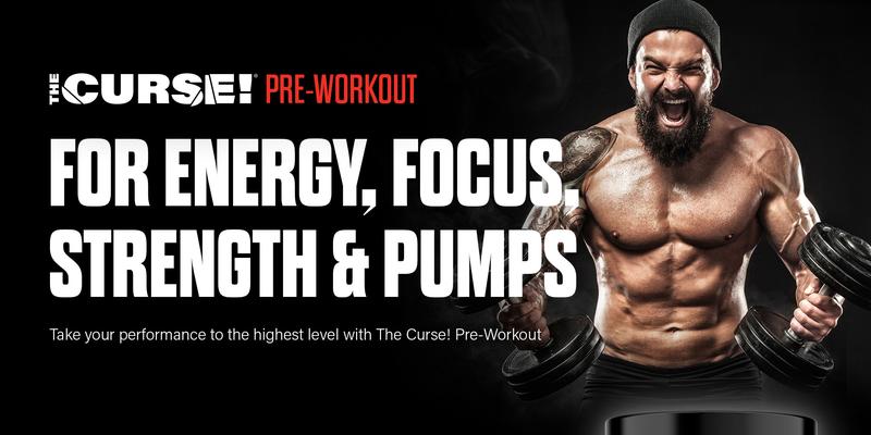 JNX SPORTS The Curse! Pre Workout Powder | 50 Servings | 155mg Caffeine, Beta-Alanine, L-Citrulline & Creatine | Pre-Workout for Men & Women